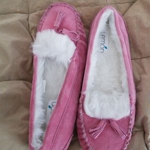 Lemon moccasins never worn